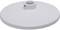 Okrągła biała podstawa sufitowa z centralnym otworem do mocowania oświetlenia lub kamer.