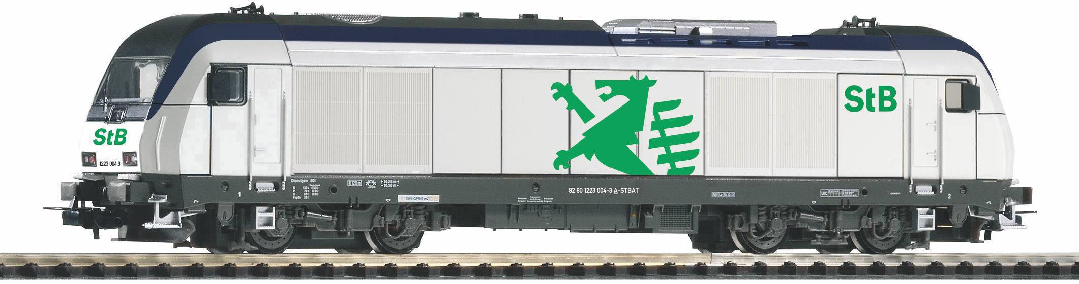 Lokomotywa diesel H0 PIKO 57991, DC, Długość ze zderzakami: 221 mm