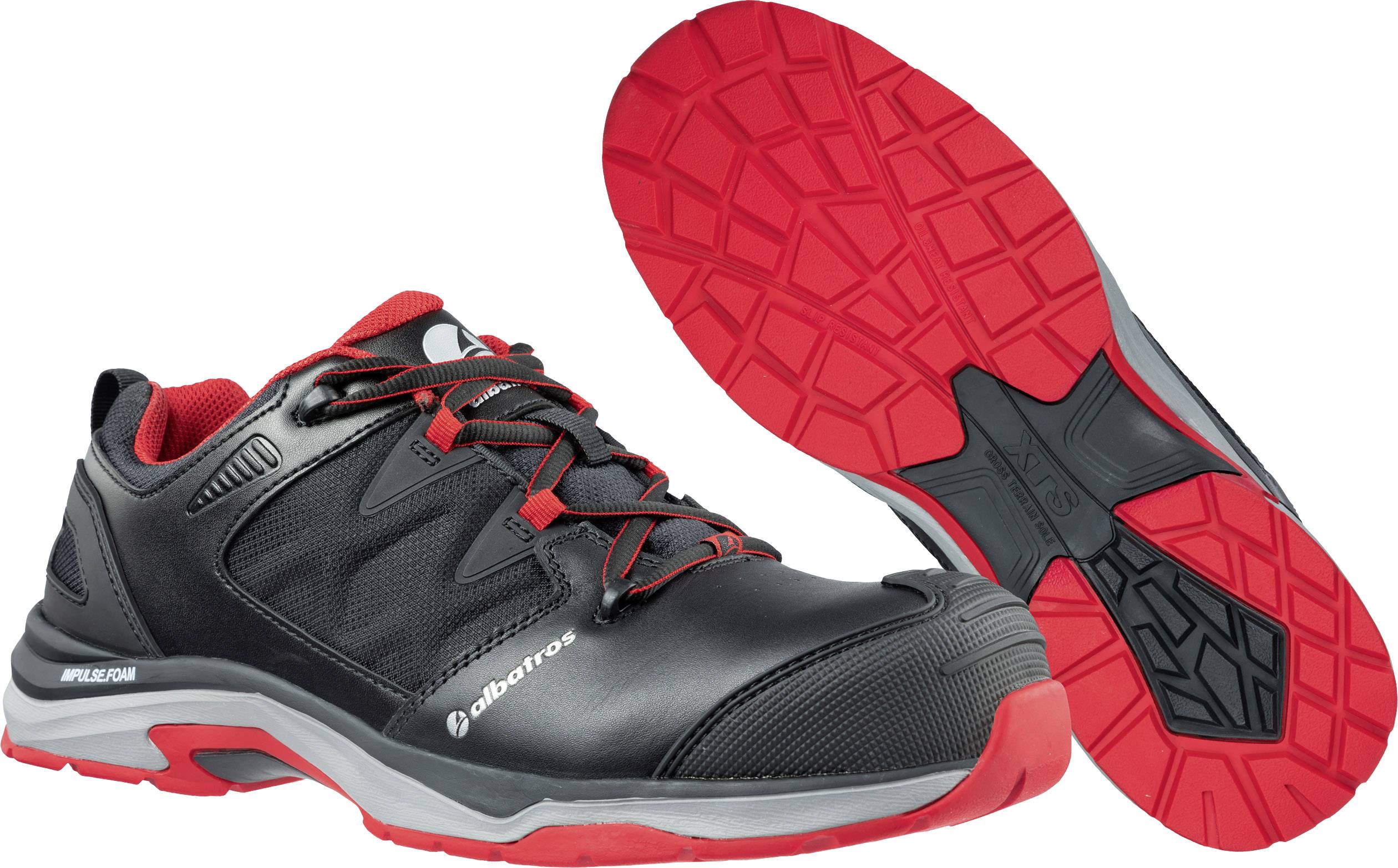 Захисне взуття Albatros ULTRATRAIL BLACK LOW 646200-45 ESD S3 Розмір взуття (EU): 45 чорний, червоний 1 пара