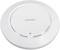 Biały, okrągły punkt dostępu Wi-Fi firmy Lancom, przeznaczony do montażu sufitowego, służący do zapewnienia bezprzewodowego dostępu do internetu.