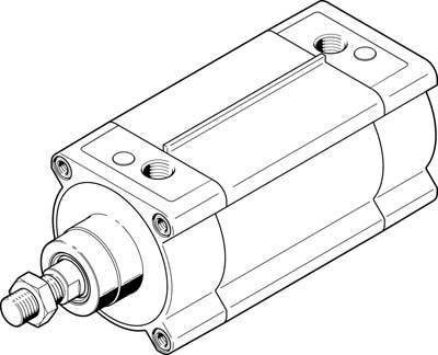 Siłownik standardowy FESTO DSBF-C-100-160-PPSA-N3-R 1782829, Długość skoku: 160 mm