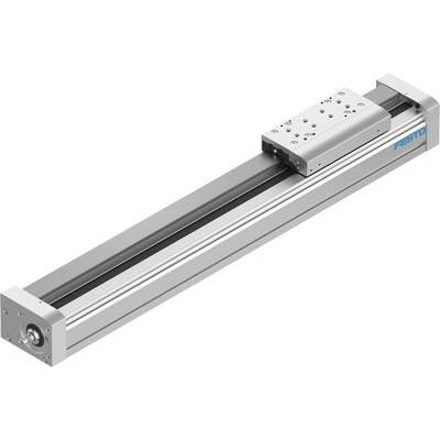 Liniowy napęd firmy Festo, składający się ze szyny i ruchomej platformy. Nadaje się do precyzyjnych ruchów mechanicznych.