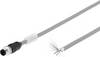 FESTO 8040456 Kabel połączeniowy czujnika/aktuatora NEBC-LE4-ES-5-D12G4-ET, piny: 4, 5.00 m, 1 szt.