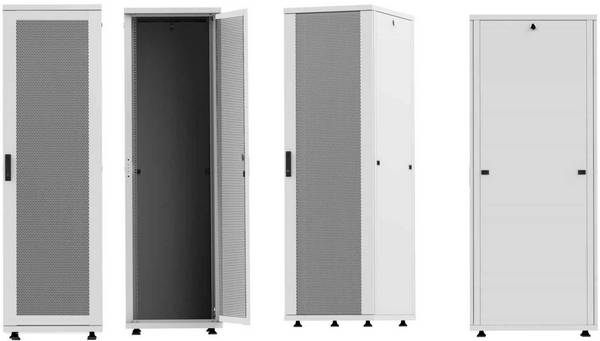 Intellinet 19" Serverschrank Basic Line 26 HE 1308x600x1000mm Flatpack Traglast 600kg grau Szafa rack 19'' (S x W x G) 600 x 1308 x 1000 mm 26 U szary