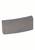 Szary, prostokątny magnes zaokrąglonymi krawędziami na białym tle.