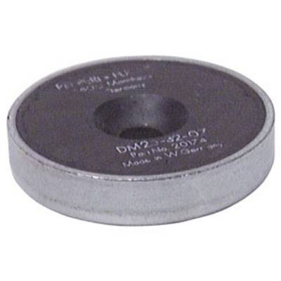 Magnetyczna metalowa tarcza z centralnym otworem, z napisem 'DM2-52-07', przeznaczona do przemysłowych zastosowań mocujących.