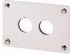 Eaton M22-E2 216543 Ramka montażowa 2 miejsca montażowe (Ø x W) 22 mm x 72 mm NOT-AUS szary 1 szt. sztuka