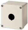 Eaton M22-I1M-SAL 118457 Surface mounted housing 1 miejsce montażowe (Ø x W) 22 mm x 84 mm NOT-HALT szary 1 szt. sztuka