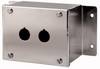 Eaton M22-I2M/SS 118458 Surface mounted housing 2 miejsca montażowe (Ø x W) 22 mm x 84 mm szary 1 szt.