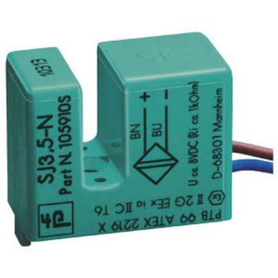 Zielony, prostokątny element elektroniczny z napisem 'SJ3,5-N', wieloma złączami i szczegółami technicznymi.