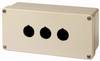 Eaton M22-I3M-SAL 118461 Surface mounted housing 3 miejsca montażowe (Ø x W) 22 mm x 84 mm szary 1 szt. sztuka