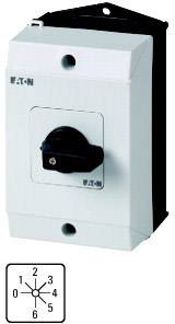 Ступенчатый переключатель Eaton 207129 T0-3-8244/I1, 690 В, 20 Ом, 1 x 45 °