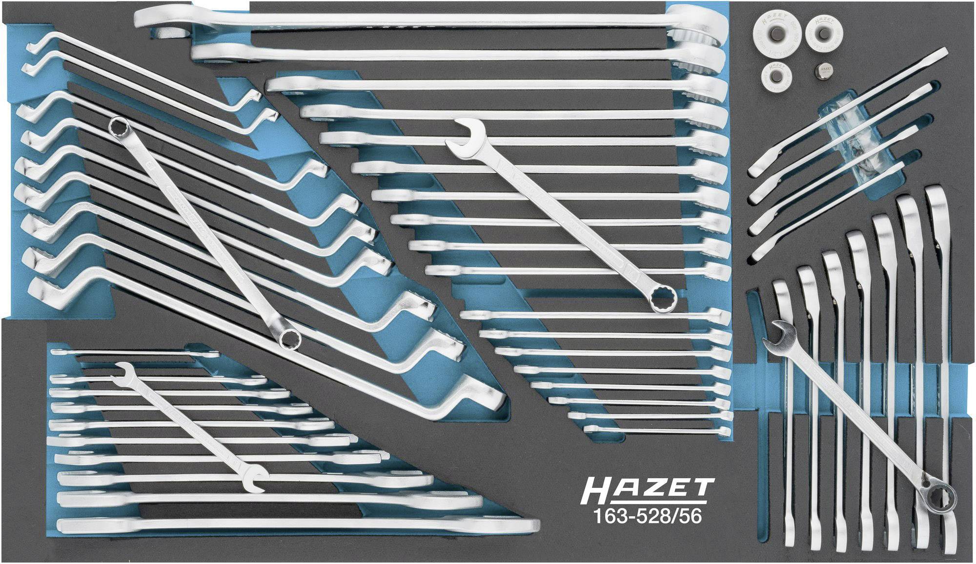 Набір комбінованих ключів Hazet 163-528/56 Розмір ключів (метрична система) (лише для назви) 6 - 36 мм