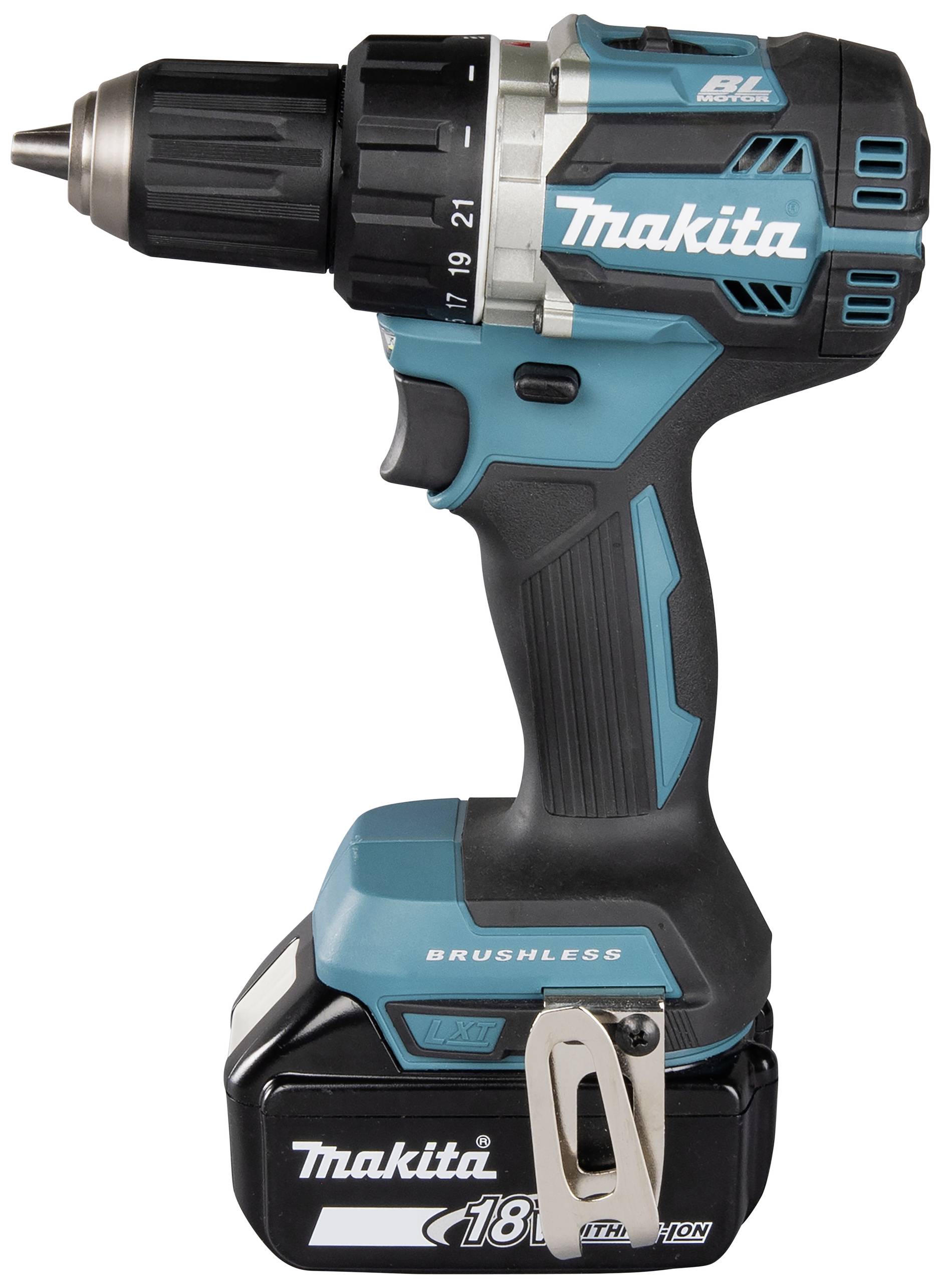 Акумуляторна дриль-шуруповерт Makita neu DDF484RTJ 18 В 5 Аг вкл. 2 батареї, вкл. справа