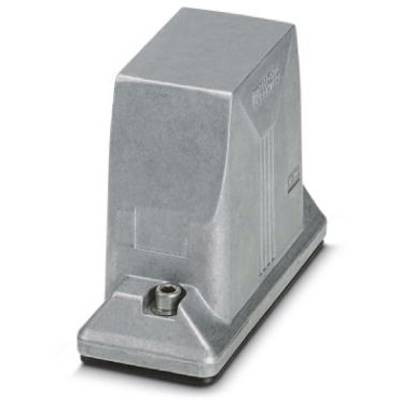 Szary, metalowy element, prawdopodobnie obudowa elektryczna lub mechaniczna, z mocowaniem śrubowym od spodu.