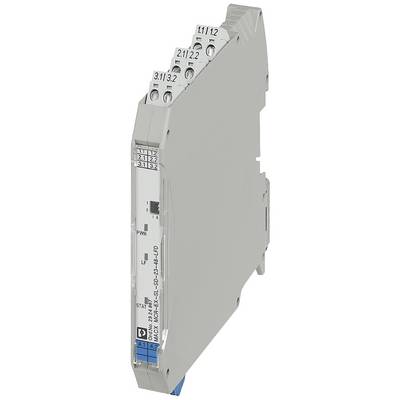 Elektroniczny element w obudowie, z kilkoma ponumerowanymi gniazdami na górze. Prawdopodobnie przeznaczony do zastosowań przemysłowych.