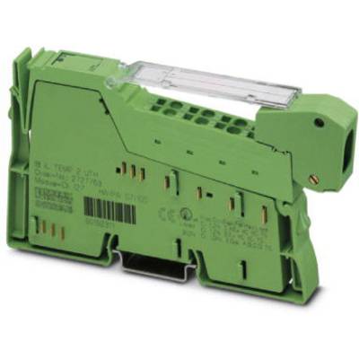 Zielony elektryczny adapter złączek przewodowych z wieloma przyłączami i oznaczeniami na boku, sfotografowany na neutralnym tle.