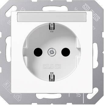 Jung 1 x Кнопкова панель Електрична розетка білого кольору A1520BFNAWW 1 шт.