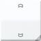 Biały włącznik naścienny z dwoma symbolami strzałek skierowanymi w górę i w dół, prawdopodobnie służący do sterowania żaluzjami lub roletami.