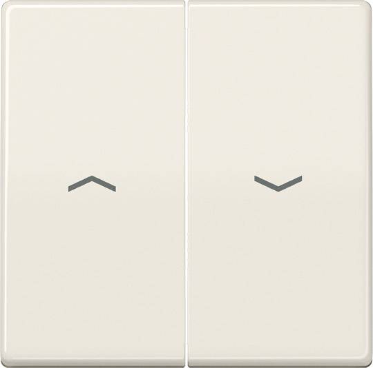 Jung 1 x Пластина для ґудзиків Кремовий ґудзик AS591-5P 1 шт.