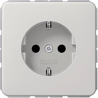 Jung 1 x Кнопкова панель Розетка із заземленням сірого кольору CD1520LG 1 шт.