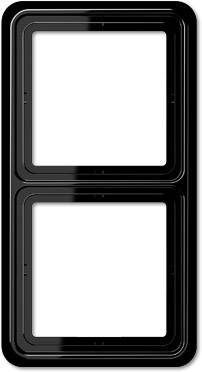 Jung 2 x Кришка рамки чорна CD582SW 1 шт.