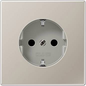 Jung 1 x Кнопкова панель Розетка із заземленням з нержавіючої сталі ES1520KI 1 шт.