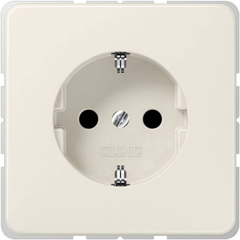 Jung 1 x Кнопкова панель Розетка із заземленням кремово-біла CD1520NBF 1 шт.