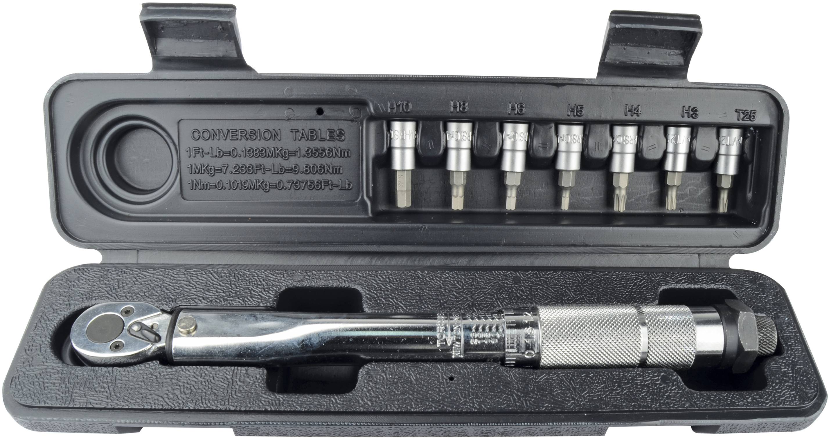 Klucz dynamometryczny zestaw Brüder Mannesmann M18314, 1/4" (6.3 mm), 5 - 25 Nm
