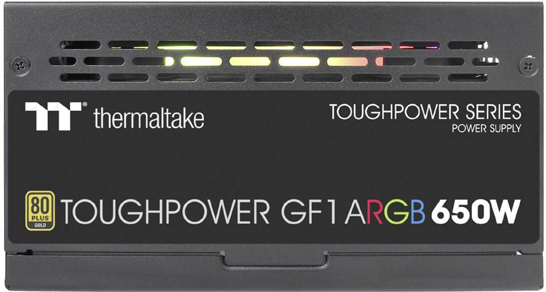 Thermaltake Toughpower GF1 ARGB Zasilacz do komputera 650 W ATX 80 PLUS® Gold-12