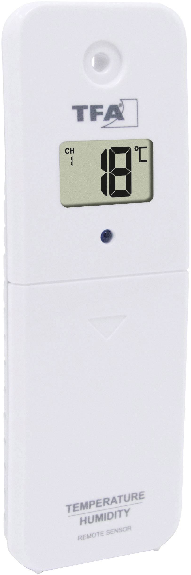 Датчик температури/вологості TFA Dostmann 30.3239.02 Радіочастотний 868 МГц