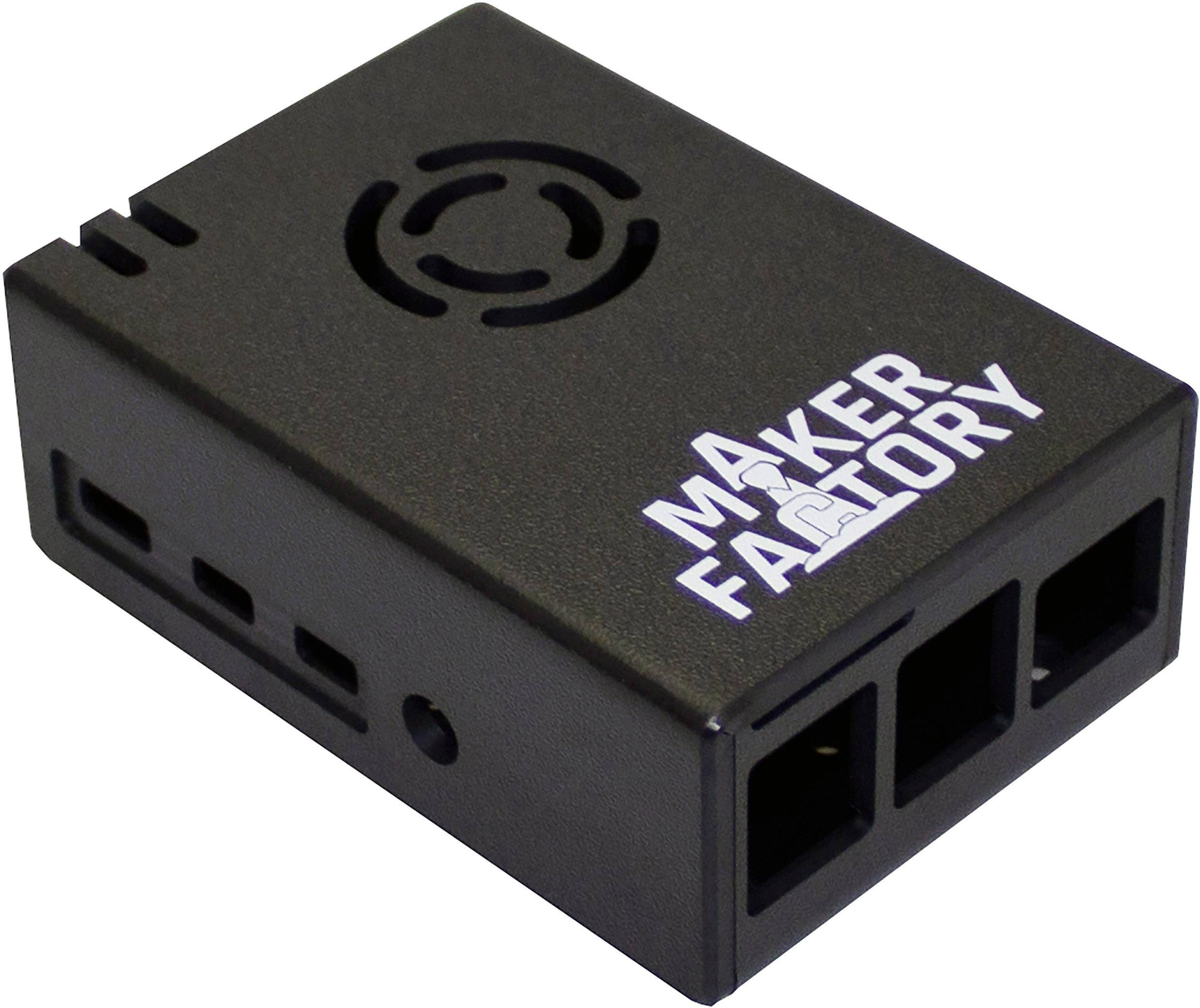 Корпус Camdenboss SBC, підходить для: Raspberry Pi® 4 B, чорний