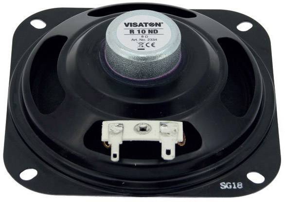 Głośnik widziany z góry, z widocznym magnesem. Nazwa producenta i numer artykułu widoczne.