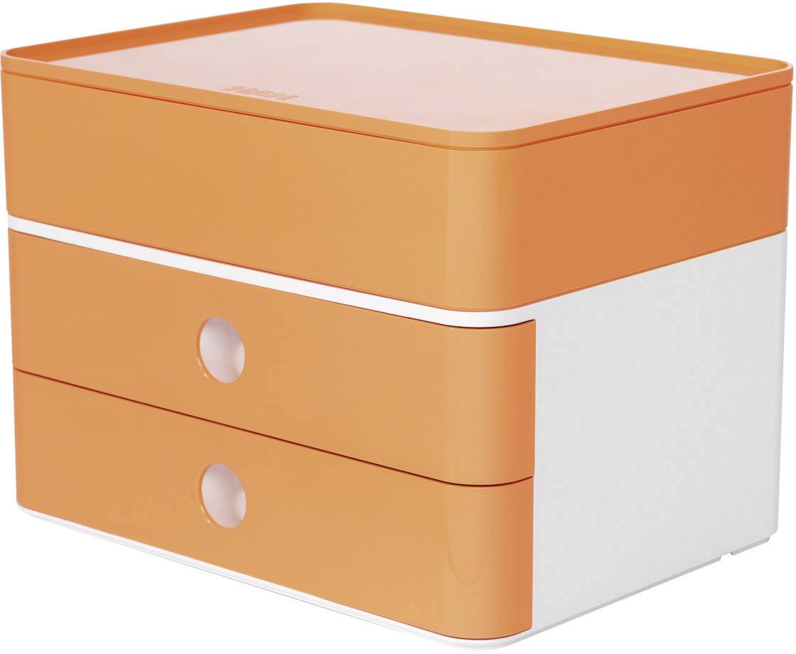 HAN SMART-BOX PLUS ALLISON 1100-81 Szafka z szufladami pomarańczowy, biały Ilość szuflad: 2
