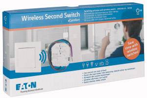 Комплект вимикачів Eaton xComfort CPAD-00/215, максимальна комутаційна потужність 2300 Вт, чисто білий колір