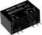 Czarny elektroniczny moduł z napisem MEAN WELL MDD02L-12 i złączami dla Vin, Com, -Vo, +Vo.