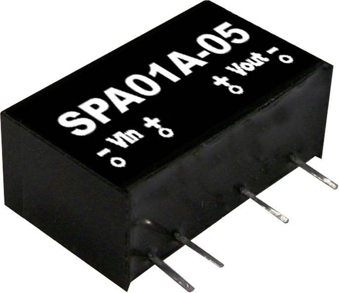 Модуль перетворювача постійного струму MEAN WELL SPA01B-05 SPA01B-05, 1 Вт, 200 мА, 1 шт.