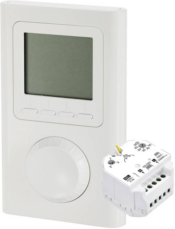 Termostat pokojowy, bezprzewodowy zestaw Dimplex BRTU 201F 375950 1 szt.