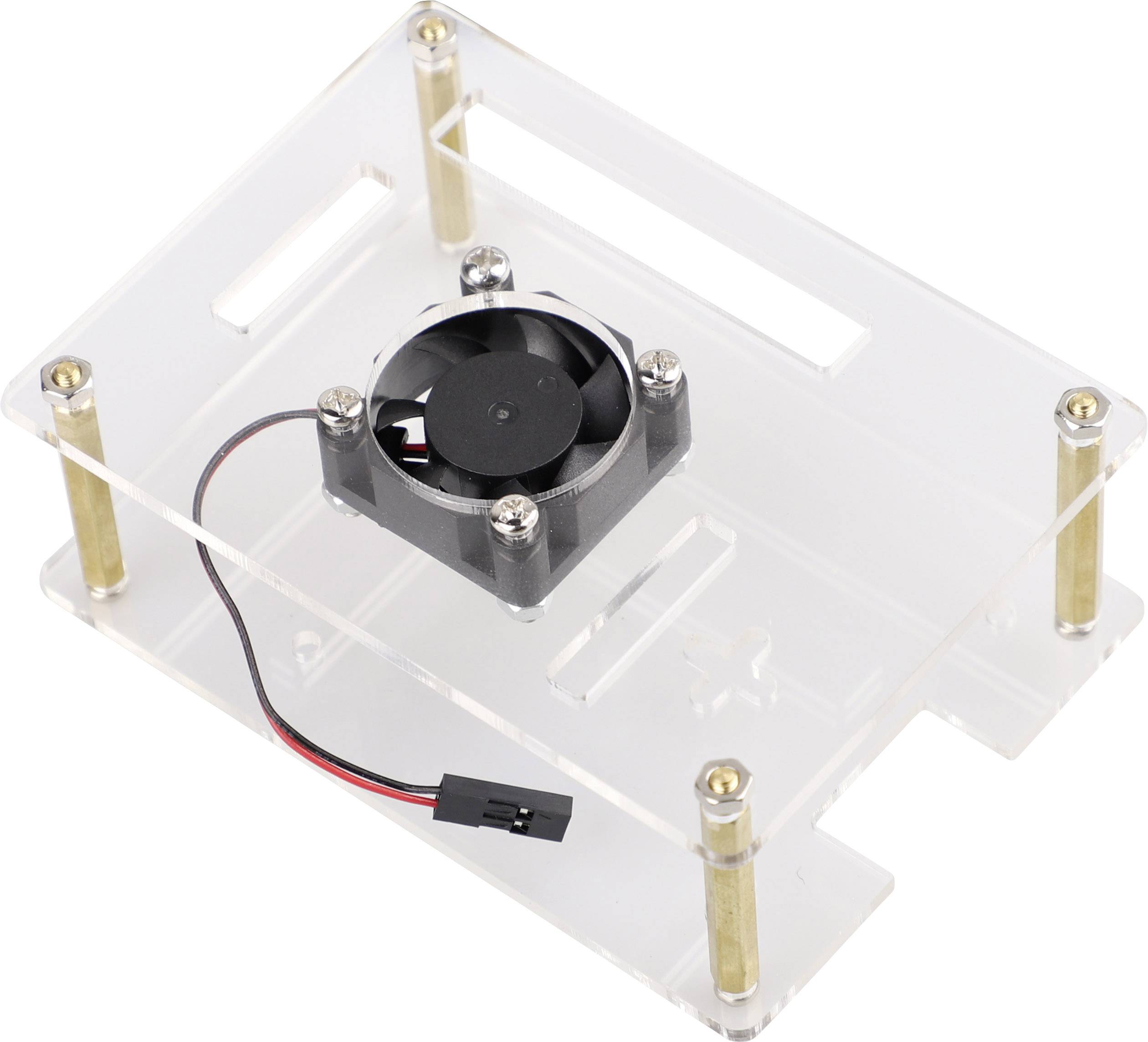 Корпус SBC Renkforce RBP-PLC100 Raspberry Pi®, Banana Pi, Rock Pi з акрилового скла, прозорий