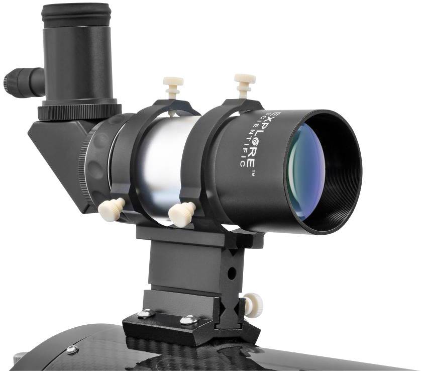 Akcesorium teleskopowe składające się z lornetki celowniczej z montażem. Ułatwia zlokalizowanie obiektów niebieskich podczas obserwacji.