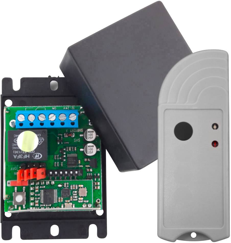 SVS Nachrichtentechnik 1 канал Беспроводной комплект включает ручной передатчик Максимальная дальность: 750 м 12 В, 24 В