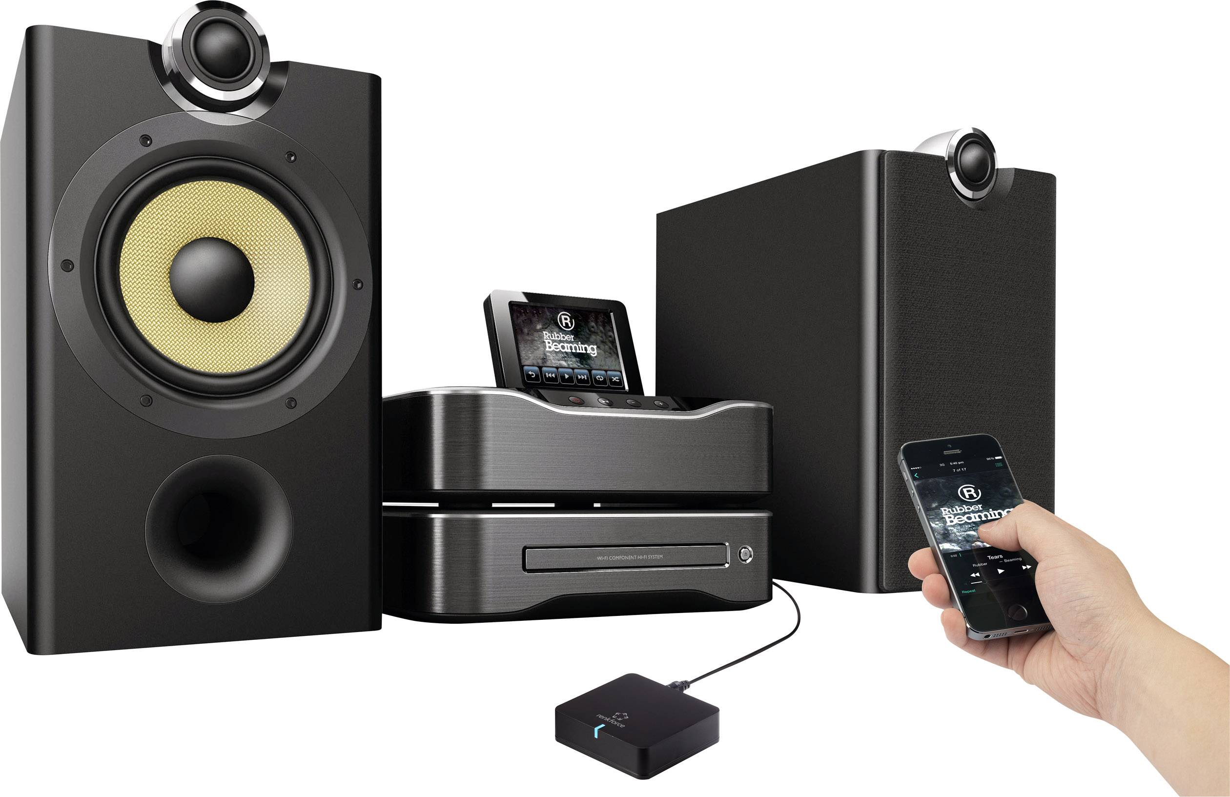 Музичний приймач Renkforce Bluetooth® Версія Bluetooth: 5.0 20 м Технологія AptX