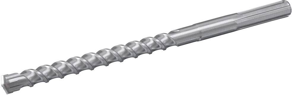 Wiertło metalowe ze spiralnym ostrzem, odpowiednie do obróbki betonu.