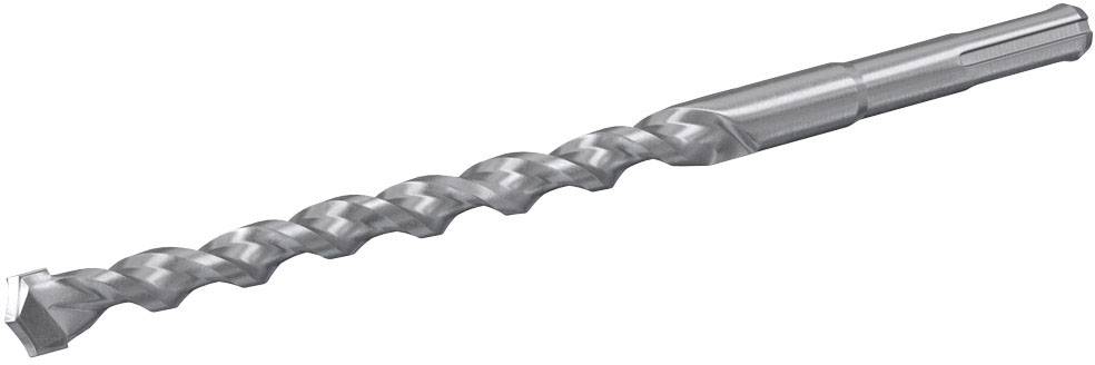 Wiertło metalowe o spiralnej budowie, odpowiednie do wiercenia w twardych materiałach.