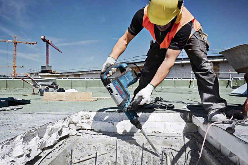 Професійний Bosch Power Tools Відбійний молоток потужністю 1500 Вт з аксесуарами