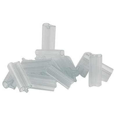 Małe, przezroczyste plastikowe probówki rozłożone na białej powierzchni. Są otwarte i ułożone pod różnymi kątami.
