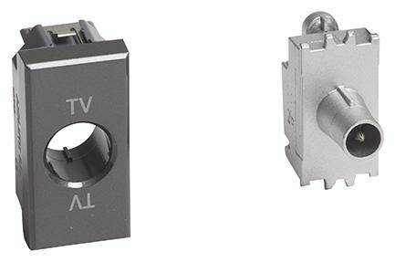 Legrand Gniazdo wtykowe TV Axolute antracytowy H4202P14 1 szt.