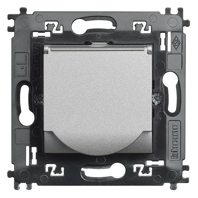 Legrand Gniazdo elektryczne Living&Light aluminiowy NT4141MAP 1 szt.