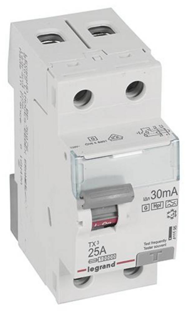 Wyłącznik różnicowoprądowy Legrand 411595, 25 A, 230 V