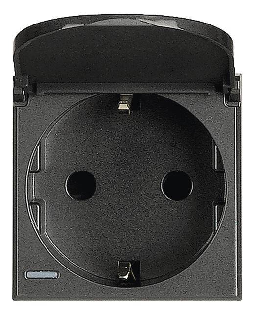 Legrand Gniazdo elektryczne Axolute antracytowy HS4141PW 1 szt.